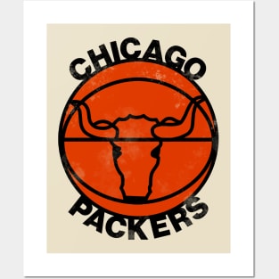 Chicago Packers ))(( Retro Defunct Basketball Team Design Posters and Art